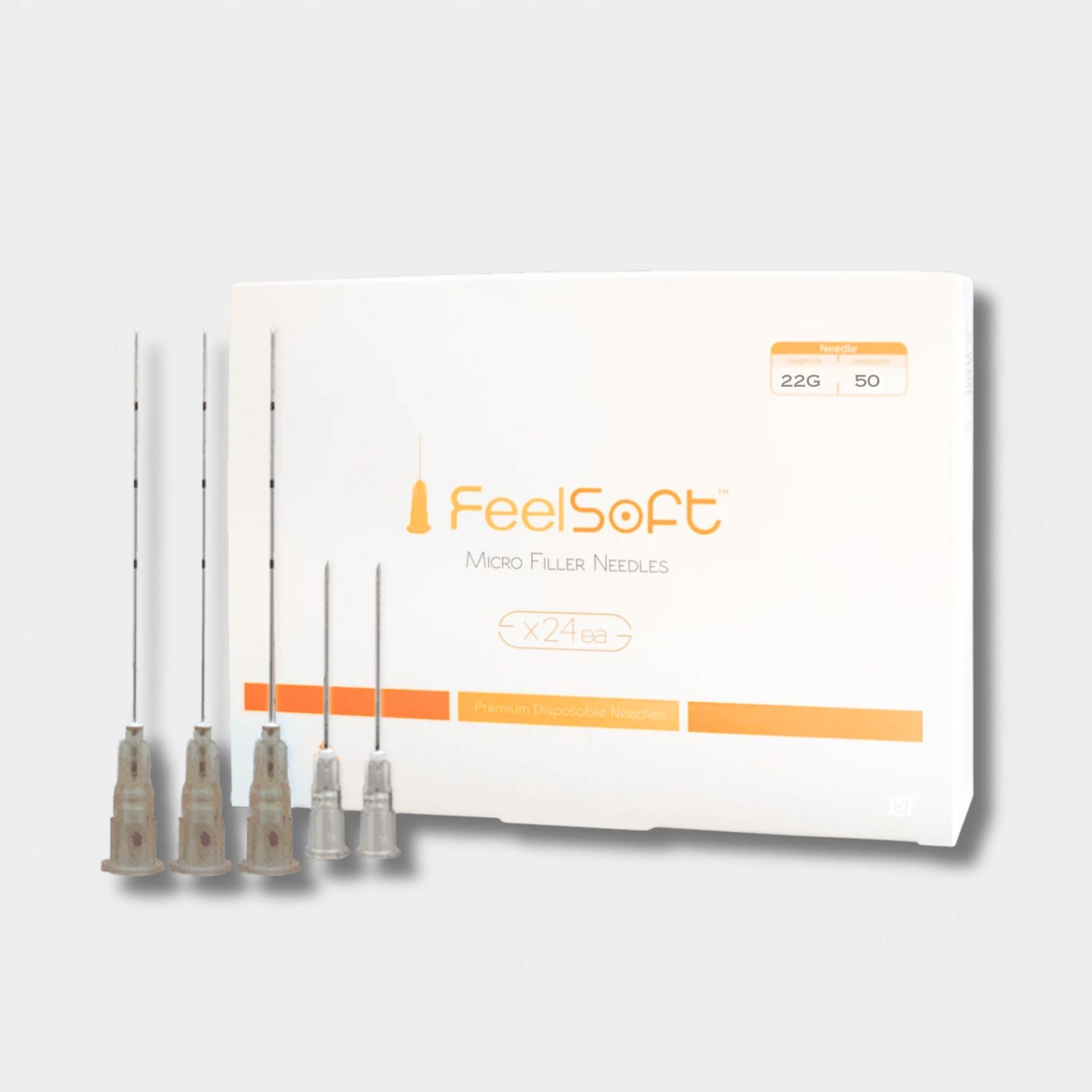 FeelSoft® Micro Filler Cannula (Box of 24) - 22G x 50mm