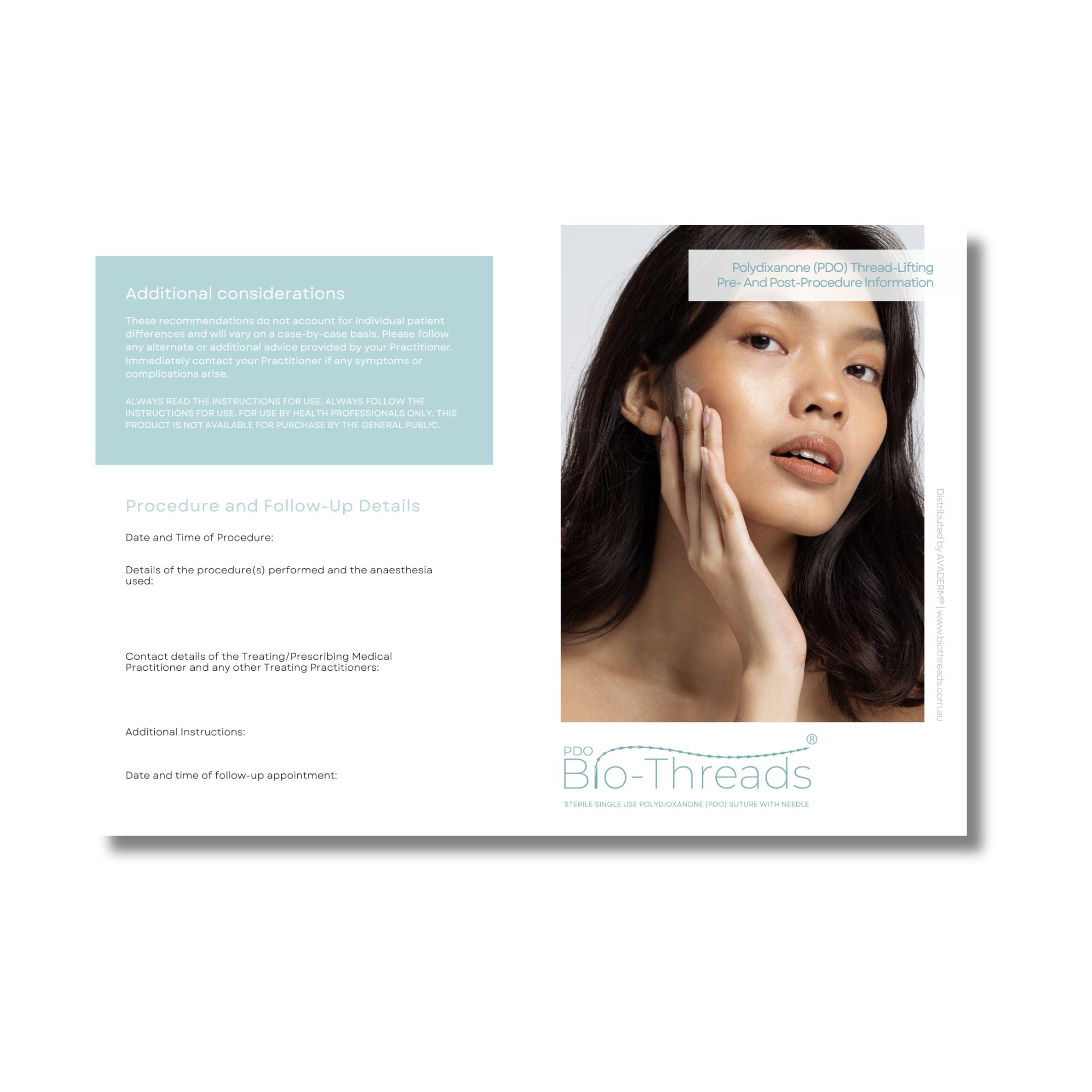 Bio-Threads® After-care Brochures (Set of 20)