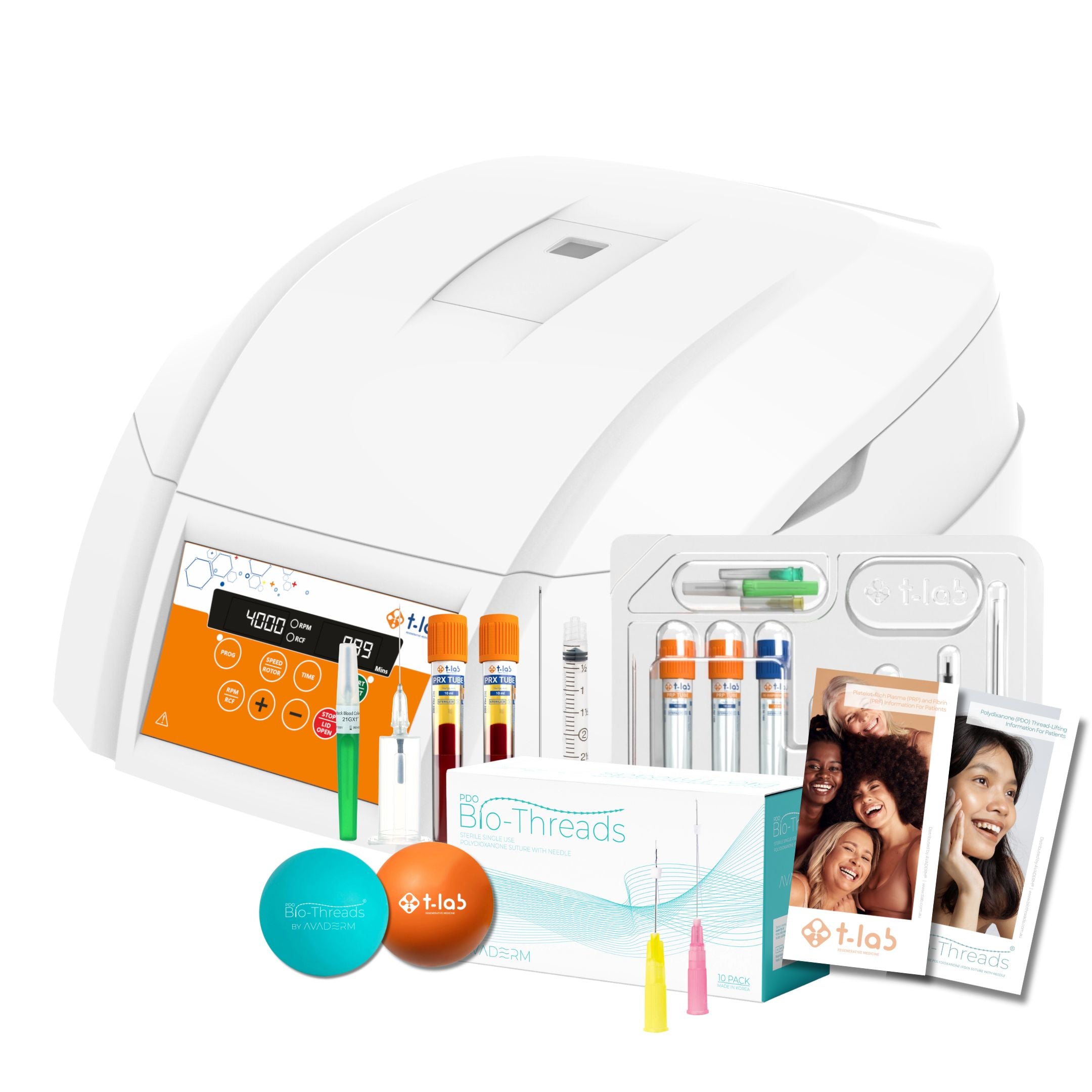 Ultimate T-Lab® Package: PRP + PRF + PDO Threads + Centrifuge (Including Free Training)