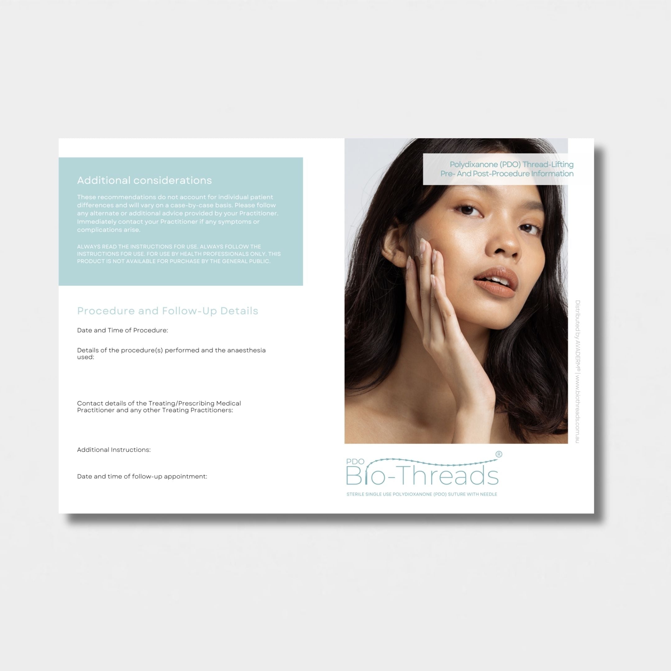 Bio-Threads® After-care Brochures (Set of 20)