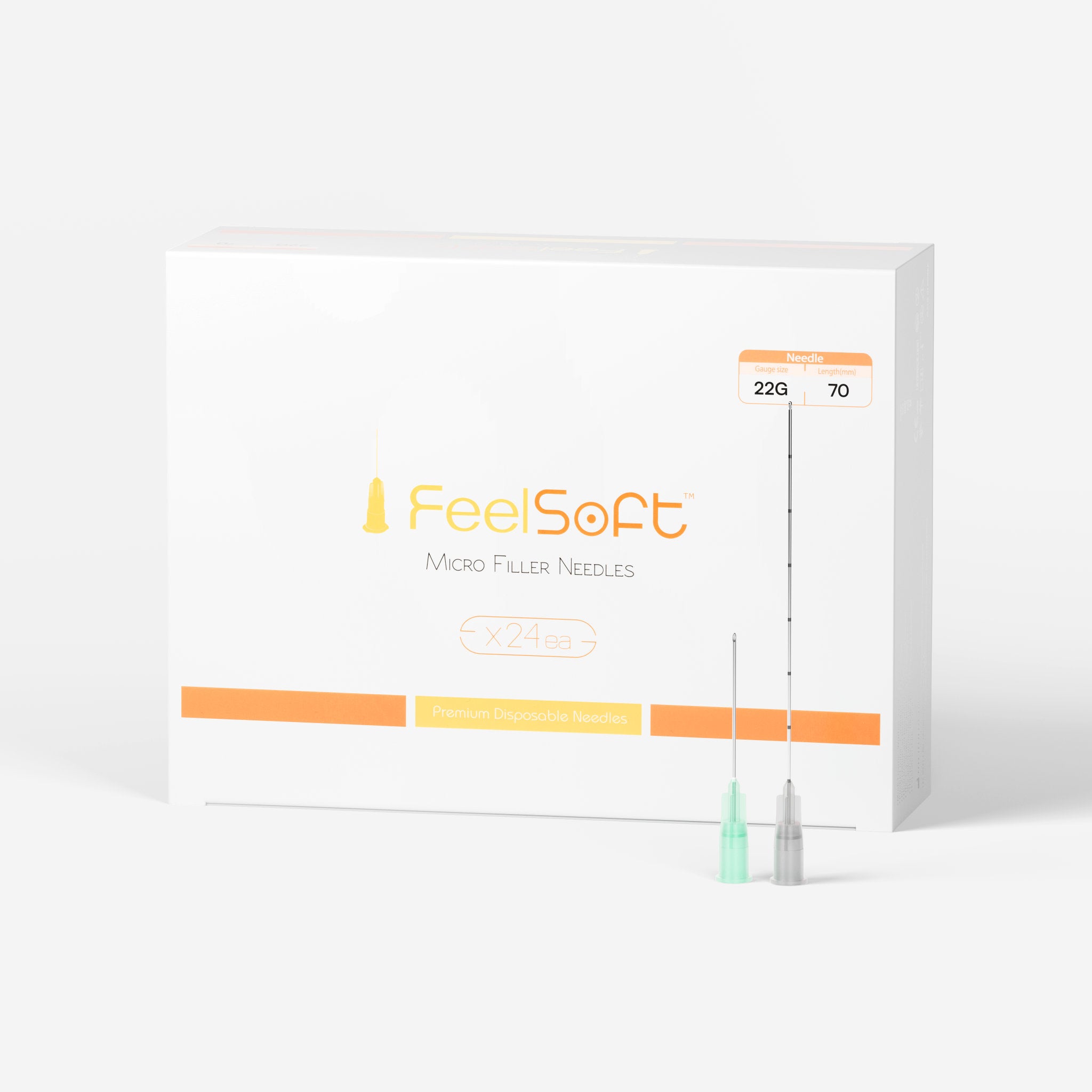 FeelSoft® Micro Filler Cannula (Box of 24) - 22G x 70mm