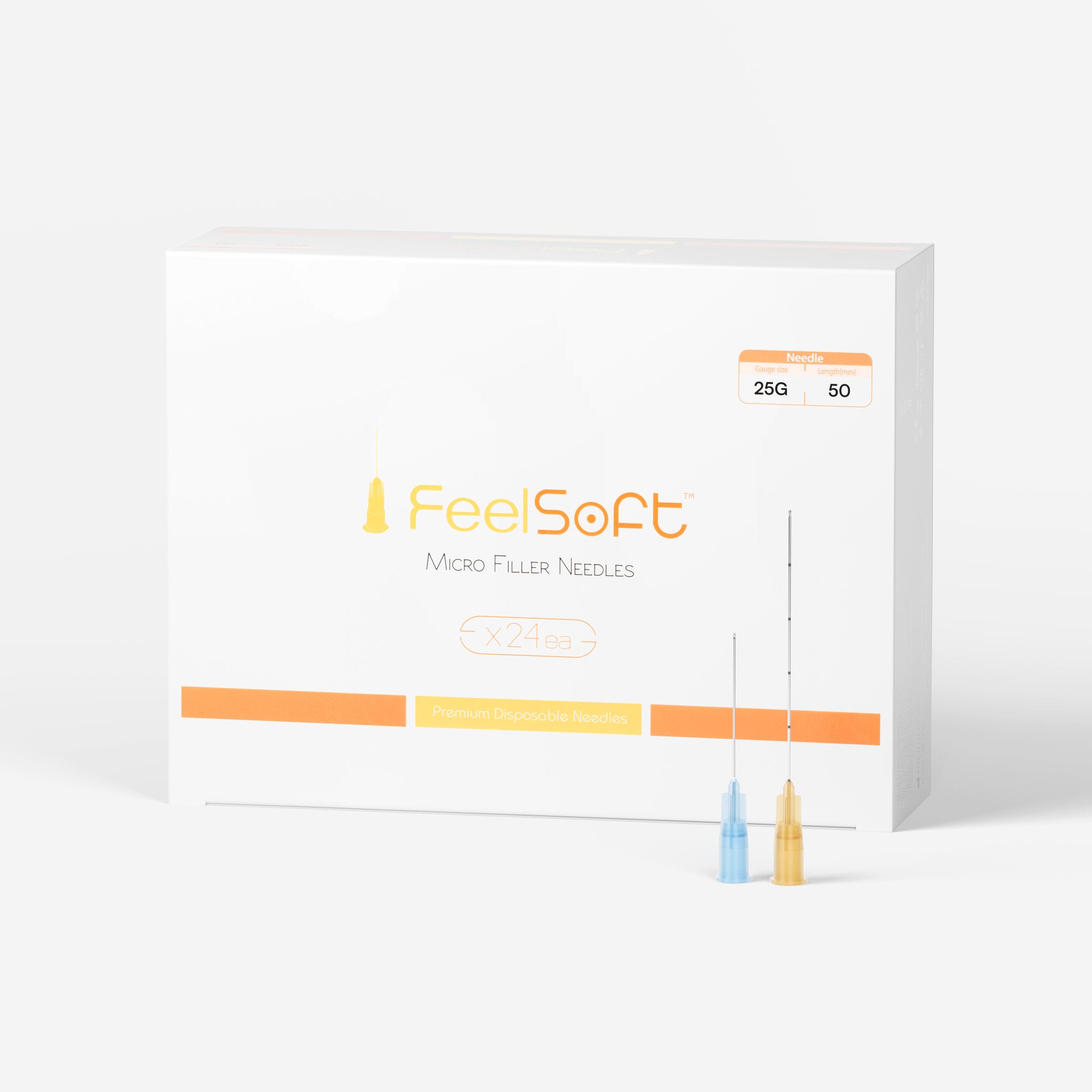FeelSoft® Micro Filler Cannula (Box of 24) - 25G x 50mm