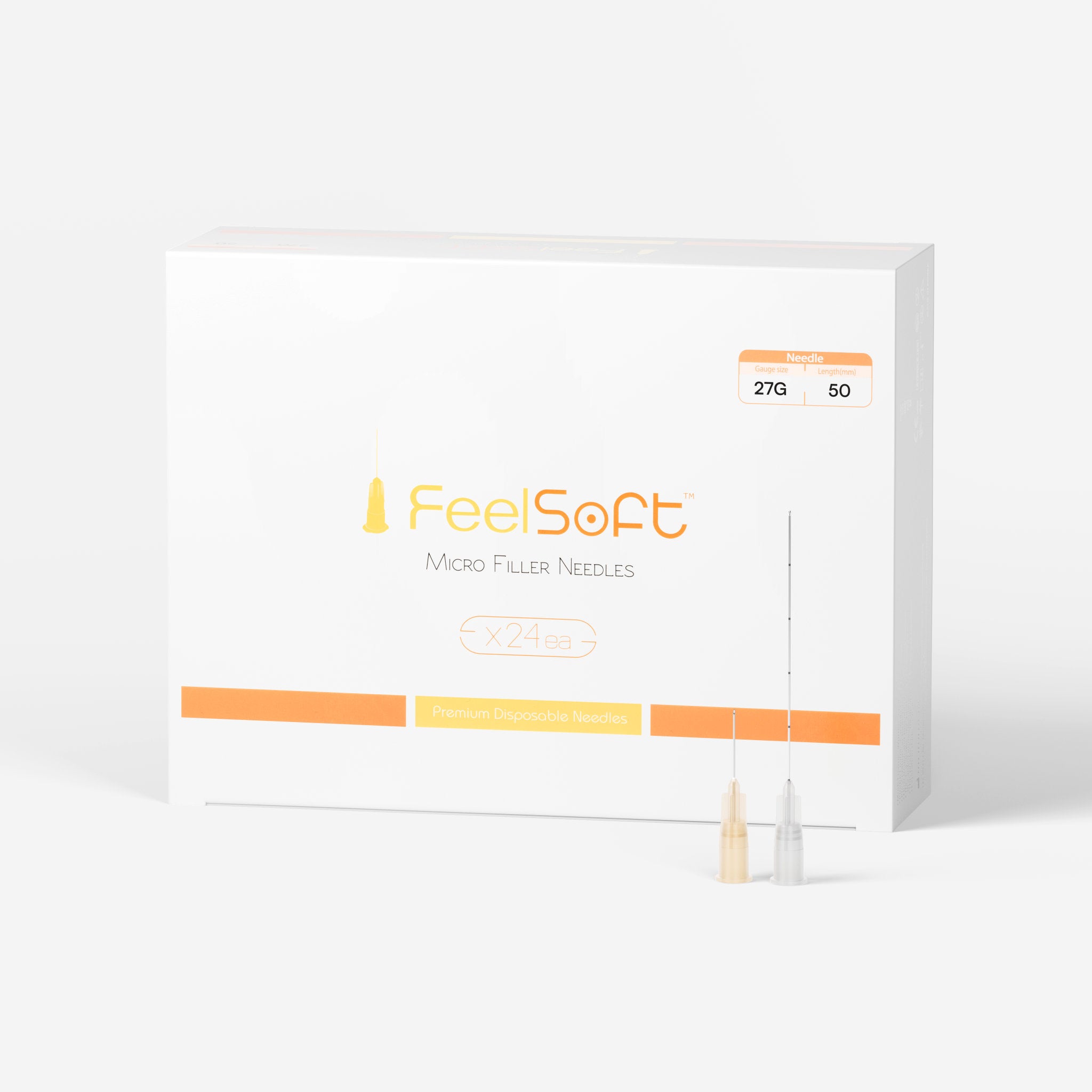 FeelSoft® Micro Filler Cannula (Box of 24) - 27G x 50mm