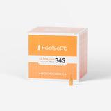 FeelSoft® Ultra-Fine Meso Needles (Box of 100) - 34G x 13mm