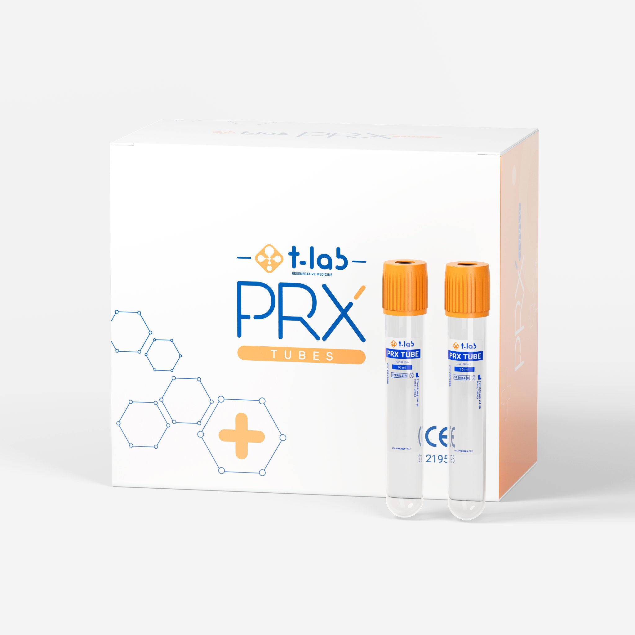 x24 T-Lab® PRX/PRF Individual Tubes (Autologous Platelet-Rich Fibrin)