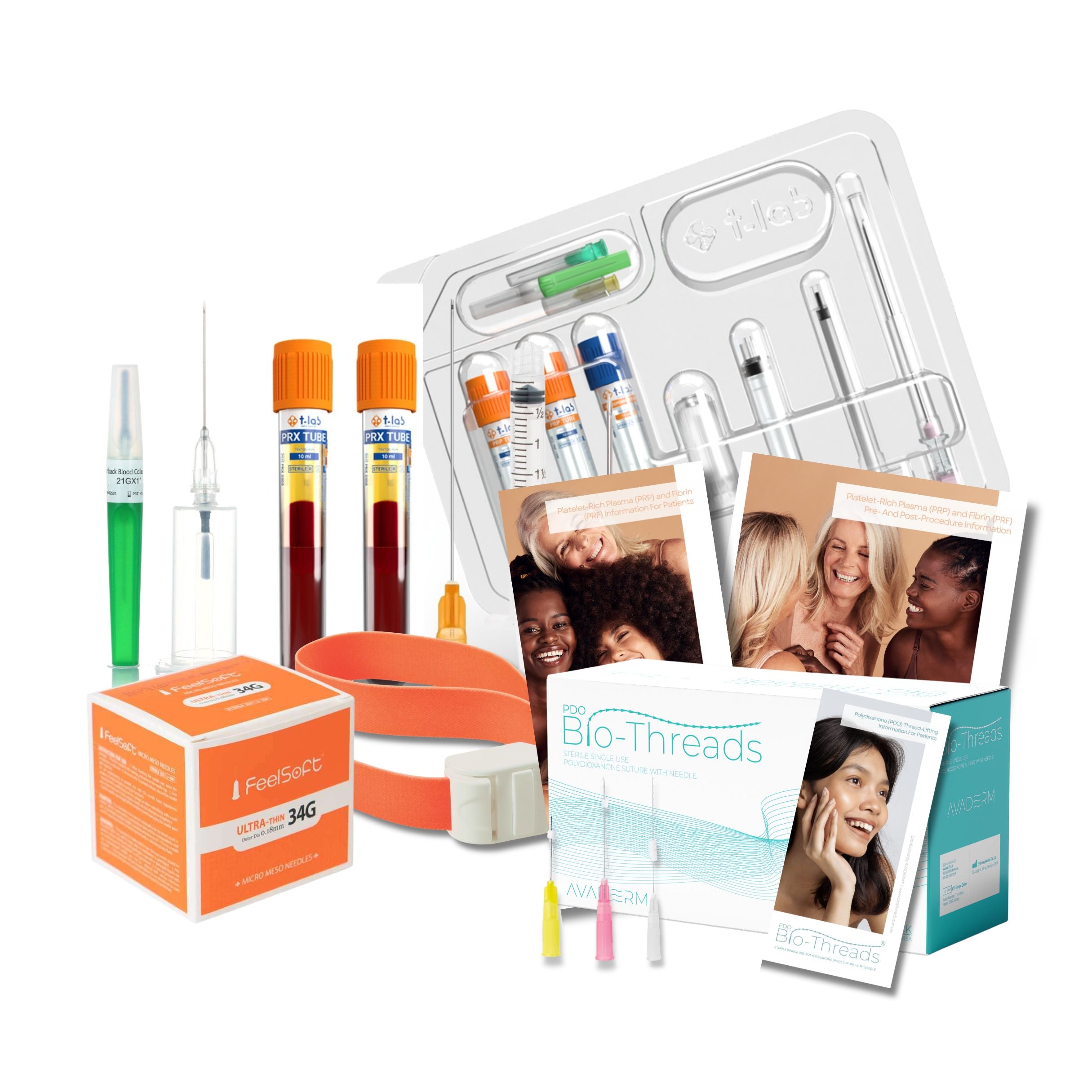 [Ultimate Package] x5 PRP Kits, x5 PRF Kits, x2 Boxes PDO Threads, All Accessories and Free Training