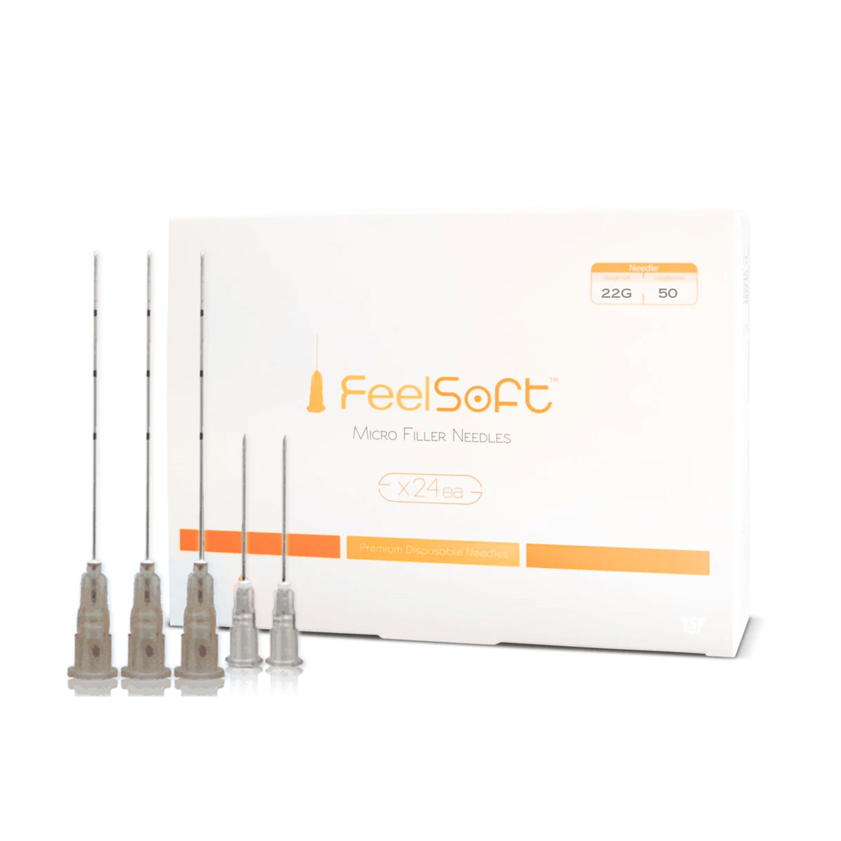 FeelSoft® Micro Filler Cannula (Box of 24) - 22G x 50mm
